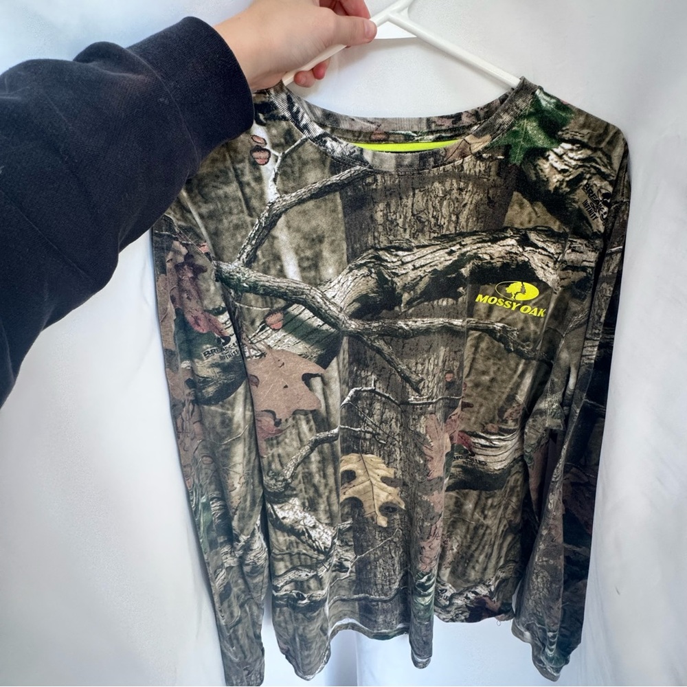 Mossy Oak Kids Long Sleeve Camouflage Tee